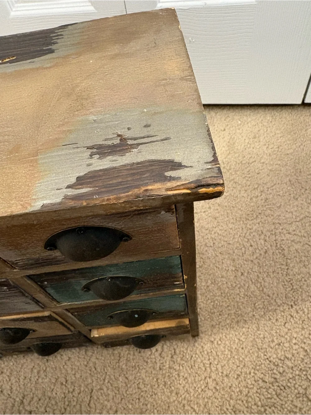 Rustic Multi-Color Drawer Organizer - Home Storage & Organization